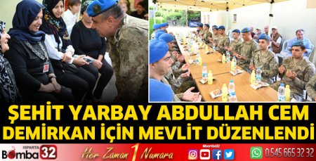 Yarbay Demirkan için mevlit düzenlendi