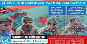 YARDIM SEFERBERLİĞİ BAŞLATILDI