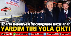YARDIM TIRI YOLA ÇIKTI