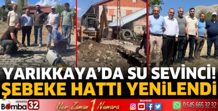 Yarıkkaya’da su sevinci!