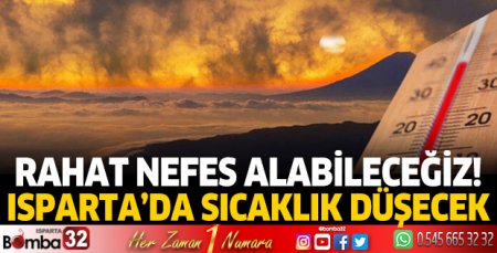 Yarından itibaren sıcaklıklar düşüyor!