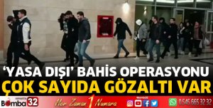 Yasa dışı bahis operasyonu: 89 gözaltı