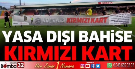 Yasa dışı bahise kırmızı kart