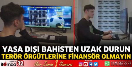 Yasa dışı bahise kırmızı kart