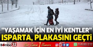 'Yaşamak İçin En İyi Kentler' arasında Isparta, plakasını geçti