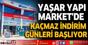 Yaşar Yapı Market'te kaçmaz indirim günleri başlıyor