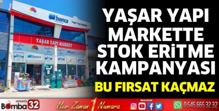 Yaşar Yapı Market'te Stok Eritme Kampanyasını kaçırmayın