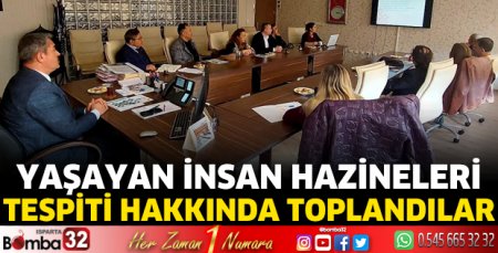 Yaşayan insanı hazineleri tespiti hakkında toplandılar