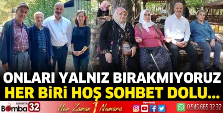 Yaşlı misafirler için piknik organize edildi