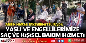 Yaşlı ve engellilerimize saç ve kişisel bakım hizmeti