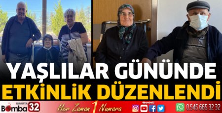 Yaşlılar Gününde etkinlik düzenlendi