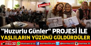 YAŞLILARIN YÜZÜNÜ GÜLDÜRDÜLER