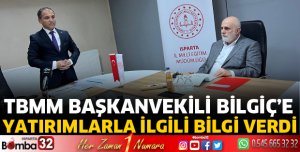 Yatırımlarla ilgili bilgi verdi