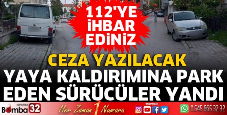 Yaya kaldırımlarına park eden araçlara ceza yazılacak