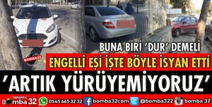 YAYA YOLLARINA PARK ENGELİ