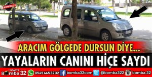 YAYA YOLUNA ARACINI PARK EDEN SÜRÜCÜ TEPKİ TOPLADI