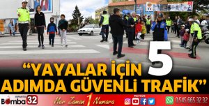 Yayalar için 5 adımda güvenli trafik