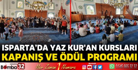 Yaz Kur'an Kursları sona erdi