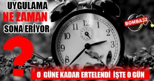 YAZ SAATİ UYGULAMASI NE ZAMAN SONA ERİYOR ?
