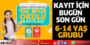 Yaz Spor Okulları kayıtları için acele edin