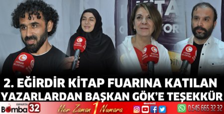 Yazarlardan Başkan Gök'e teşekkür