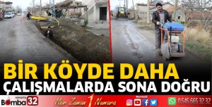 Yazısöğüt köyünde doğalgaz çalışmaları sona yaklaştı