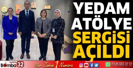 YEDAM atölye sergisi açıldı