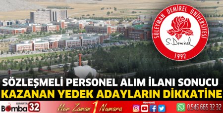 Yedek adayların dikkatine