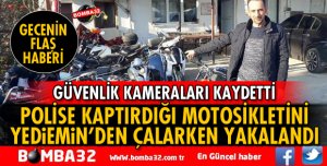 YEDİEMİN DEPOSUNDAN MOTOSİKLET HIRSIZLIĞI