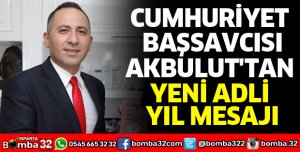 YENİ ADLİ YIL MESAJI
