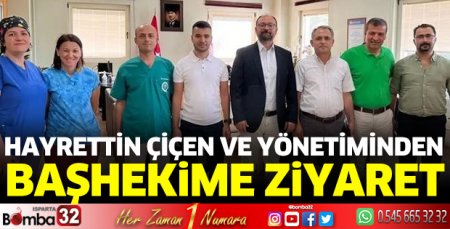 Yeni Başhekime hayırlı olsun ziyareti