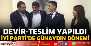 Yeni başkan görevde