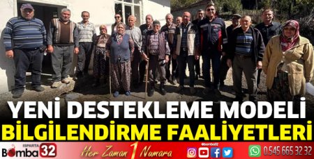 Yeni destekleme modeli bilgilendirme faaliyetleri