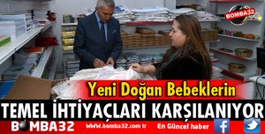 YENİ DOĞAN BEBEKLERİN TEMEL İHTİYAÇLARINI KARŞILIYOR