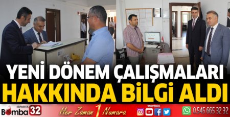Yeni dönem çalışmaları hakkında bilgi aldı