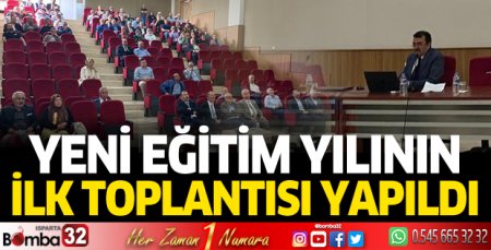Yeni eğitim yılının ilk toplantısını yaptılar