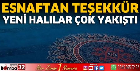 Yeni halılar çok yakıştı