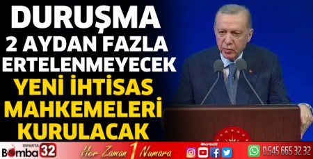 Yeni ihtisas mahkemeleri kurulacak