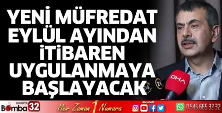 Yeni müfredat Eylül ayından itibaren uygulanmaya başlayacak