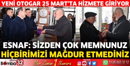 Yeni otogar 25 Mart’ta hizmete giriyor