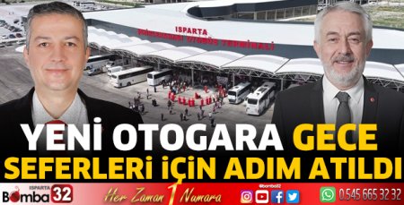 Yeni otogara gece seferleri için adım atıldı