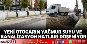 Yeni Otogarın yağmur suyu ve kanalizasyon hatları döşeniyor