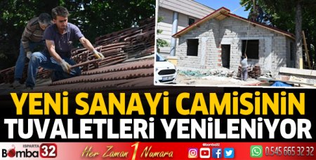 Yeni Sanayi Camisinin tuvaletleri yenileniyor
