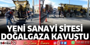 Yeni Sanayi Sitesi doğalgaza kavuştu
