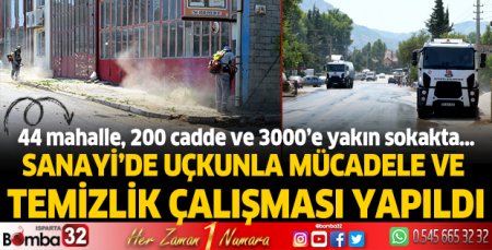 Yeni Sanayi Sitesinde detaylı temizlik çalışması yapıldı 