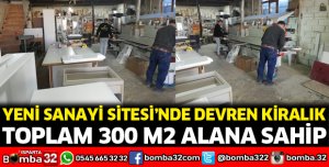 Yeni Sanayi Sitesinden devren kiralık işyeri