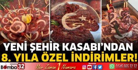 Yeni Şehir Kasabı’ndan 8. yıla özel indirimler!