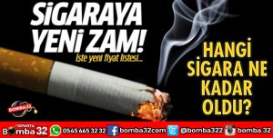 YENİ SİGARA FİYATLARI