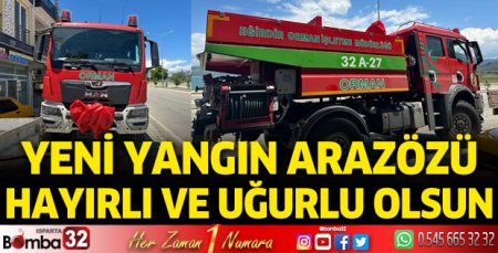 Yeni yangın arazözü hayırlı olsun