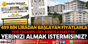 Yeni yaşamın lüks adresi Atabey'de